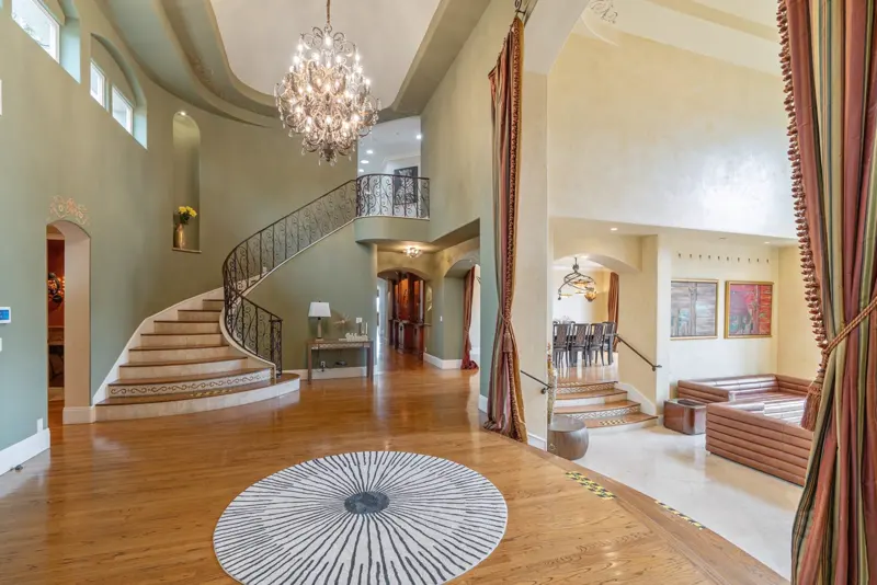Living space inside the residence